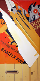 En passant à Cherbourg. Acrylique sur toile. Collection privée