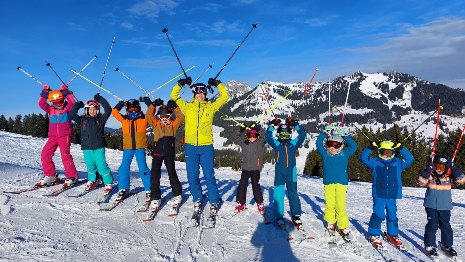 Skispaß pur bei den Ski- und Zwergerlkursen des SV DJK Heufeld