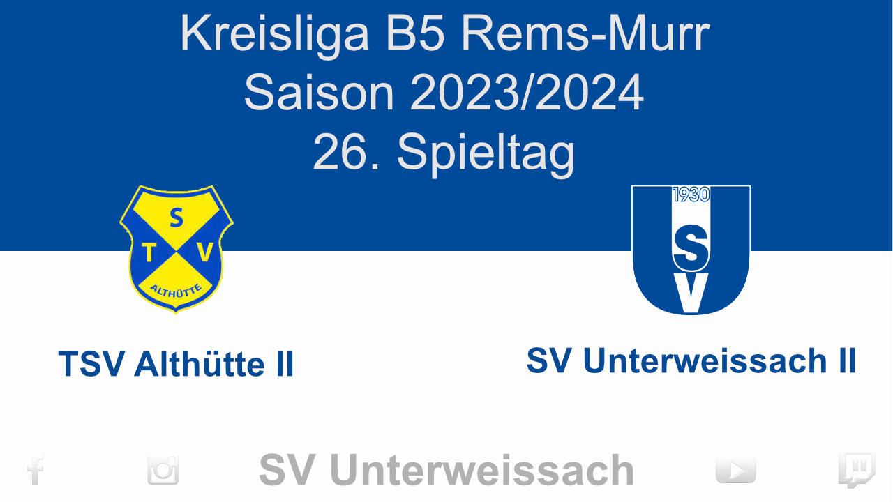 Spiel Highlights SVU II 26. Spieltag