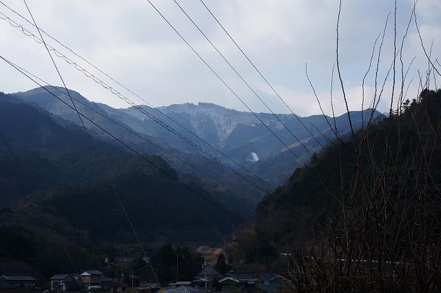 笠形山　大川山は雪が