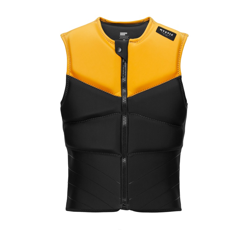 Mystic Block Impact Vest Fzip Retro Orange 2023 bei WindSucht