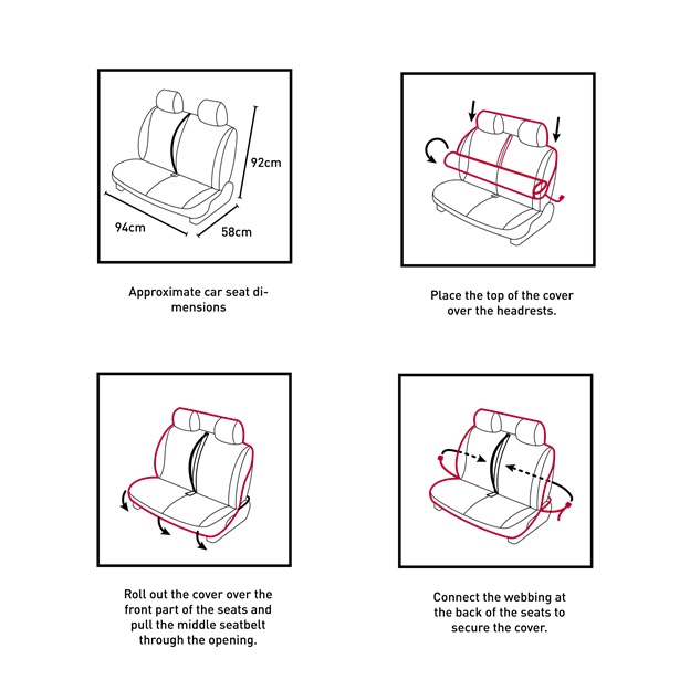 Mystic Car Seat Double Cover 2024 bei WindSucht
