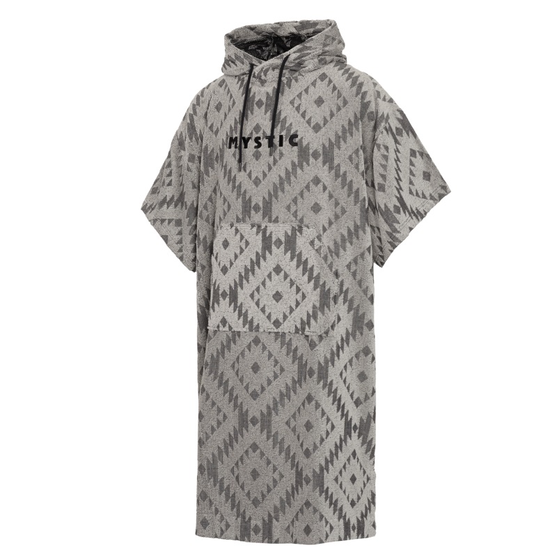 Mystic Poncho Jacquard Black White bei WindSucht