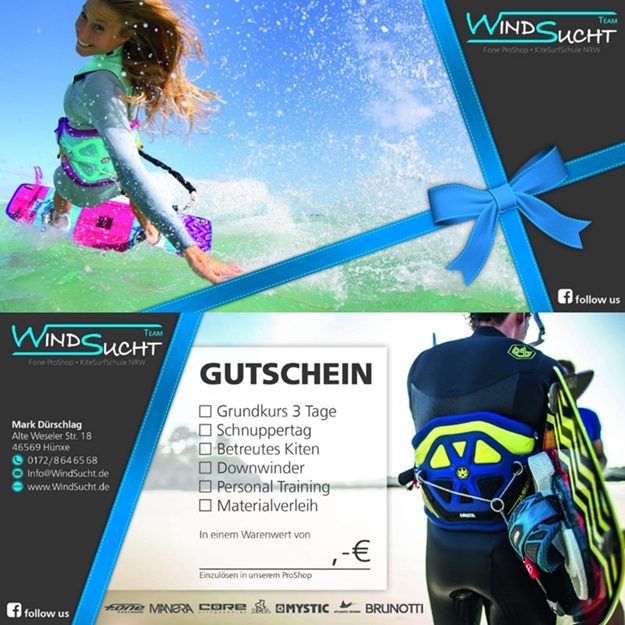 WindSucht Gutscheine verschenken