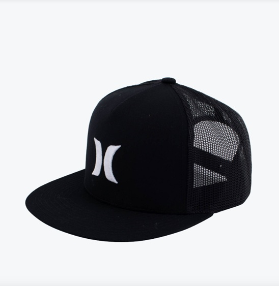 Hurley Icon Solid Flat Trucker Cap im Angebot bei WindSucht