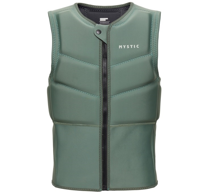 Mystic Star Impact Vest Fzip Dark Olive 2023 bei WindSucht im ANGEBOT