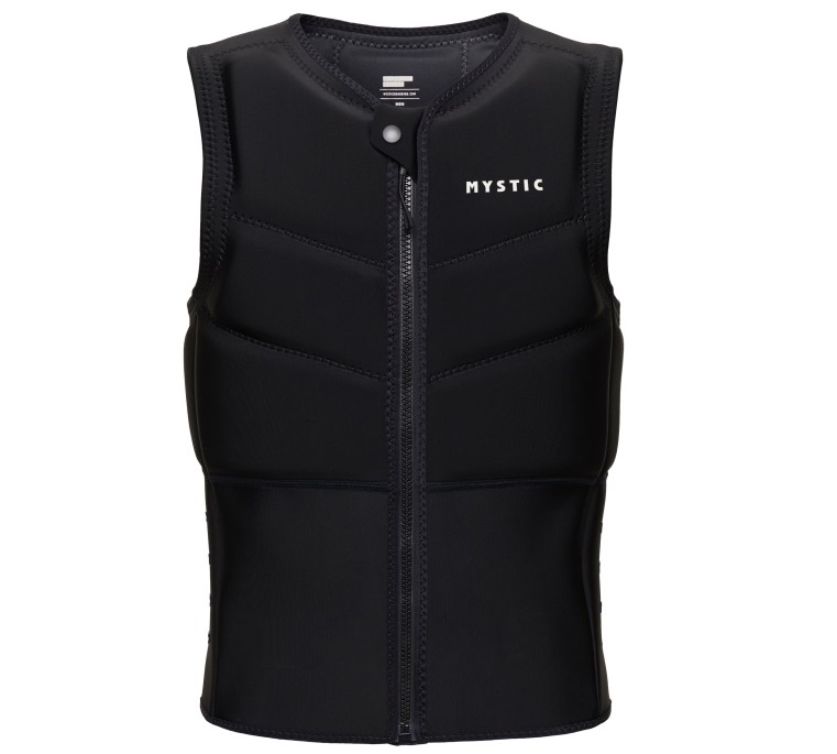 Mystic Star Impact Vest Fzip Black 2023 bei WindSucht