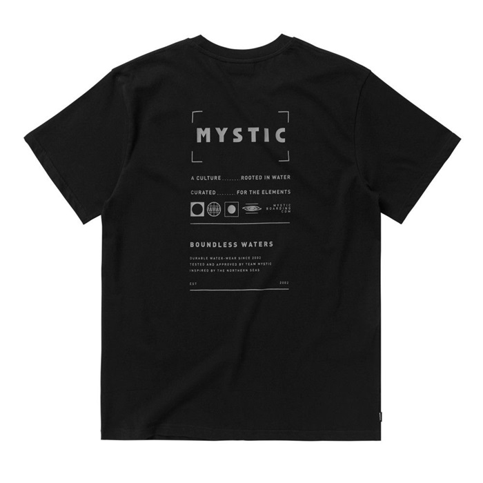 Mystic Chart Tee Black bei WindSucht