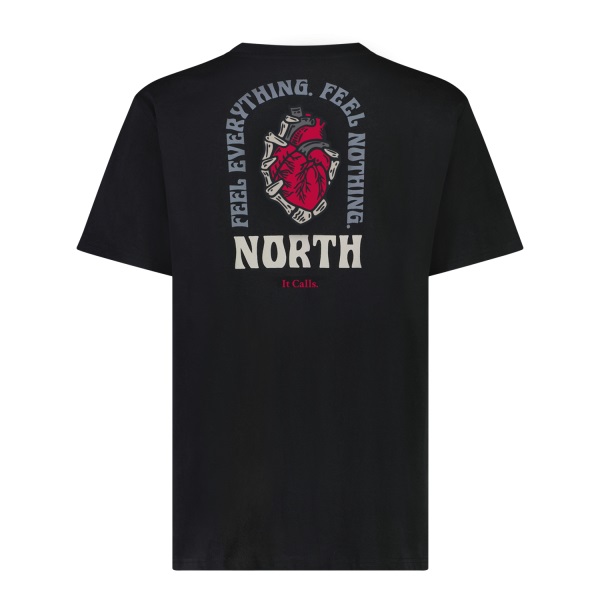 North Heartfelt T-Shirt Black im SHOP Hünxe