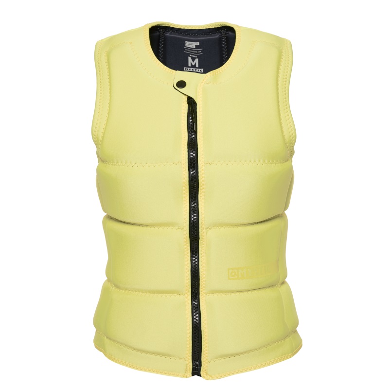Mystic Star Impact Vest Fzip Wake Women Pastel Yellow bringt Sicherheit