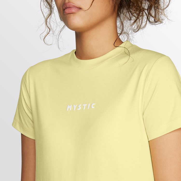Mystic Brand Tee Women Pastel Yellow zum TOP PREIS bei WindSucht