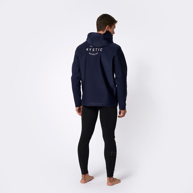 Mystic Haze Neopren Hoodie 2mm Navy bei WindSucht