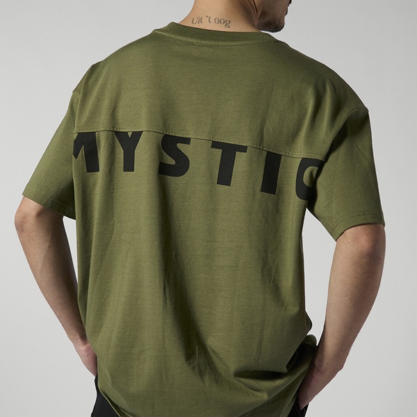 Mystic Profile T-Shirt Olive Green bei WindSucht