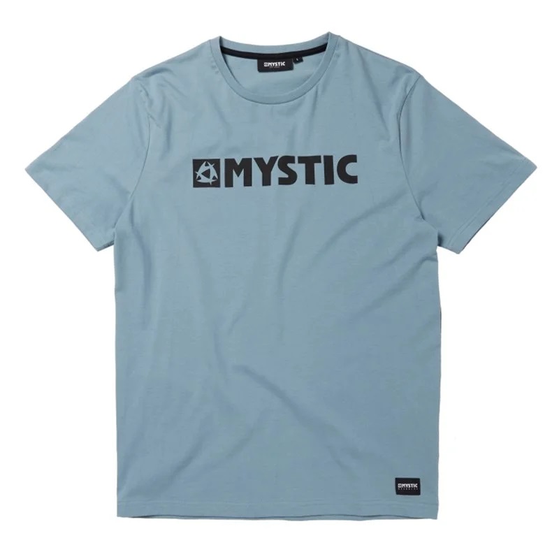 Mystic Brand Tee Grey Blue im ANGEBOT