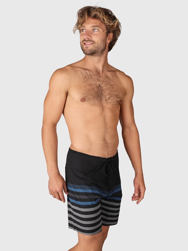Brunotti Paitor-Stripe Men Boardshort Black bei WindSucht