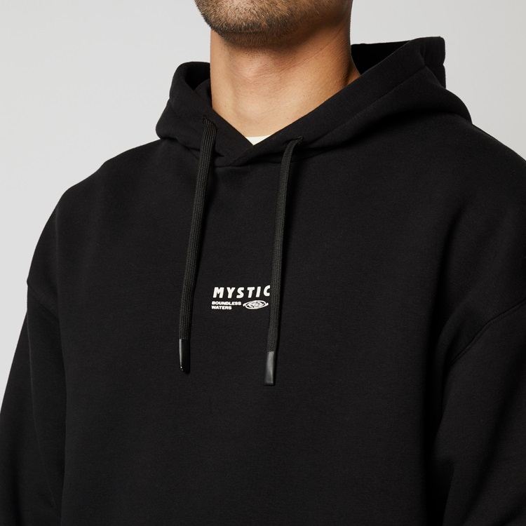 Mystic Tactic Hood Sweat Black im SALE bei WindSucht