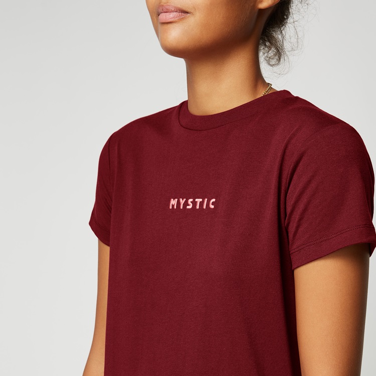 Mystic Brand Tee Women Merlot für Frauen im ANGEBOT bei WindSucht
