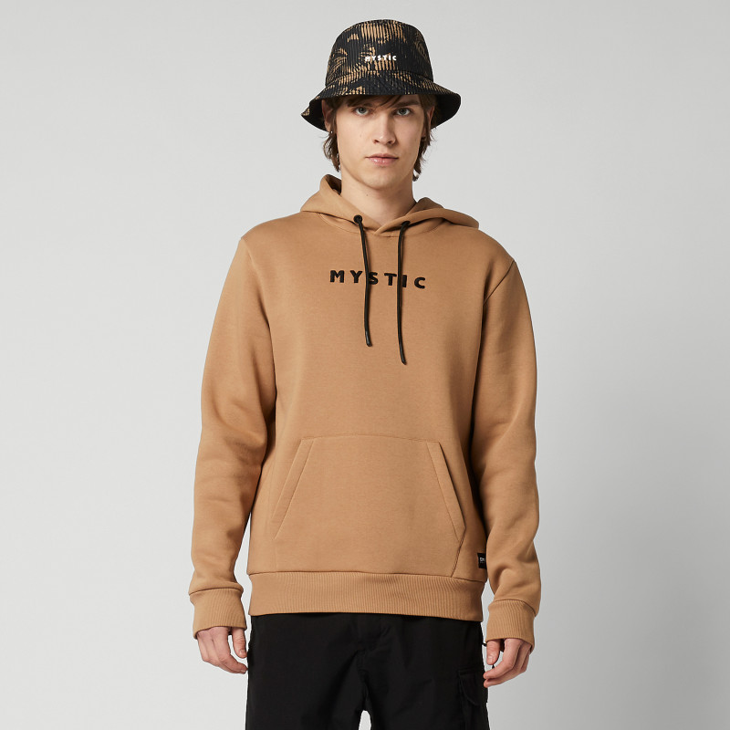 Mystic Icon Hood Sweat Slate Brown im SALE