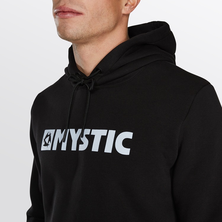 Mystic Brand Hood Sweat Black im SALE bei WindSucht