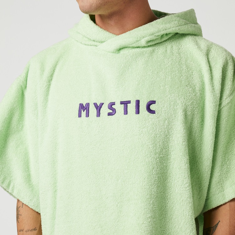Mystic Poncho Brand Lime Green 2024 bei WindSucht mit Rabatt