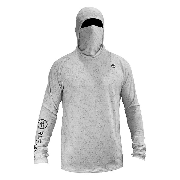 Ride Engine Haze Quick Dry Sun Hoodie Grey bei WindSucht