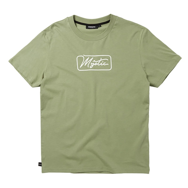 Mystic Framed Tee Olive Green im SALE bei WindSucht