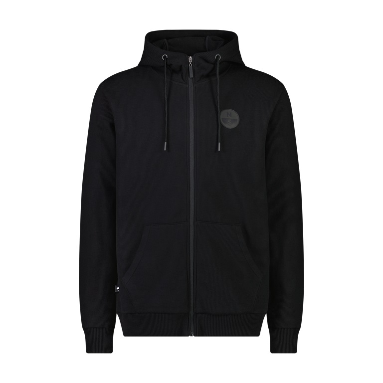 North Drifter Zip Hood Sweat Black bei WindSucht in NRW
