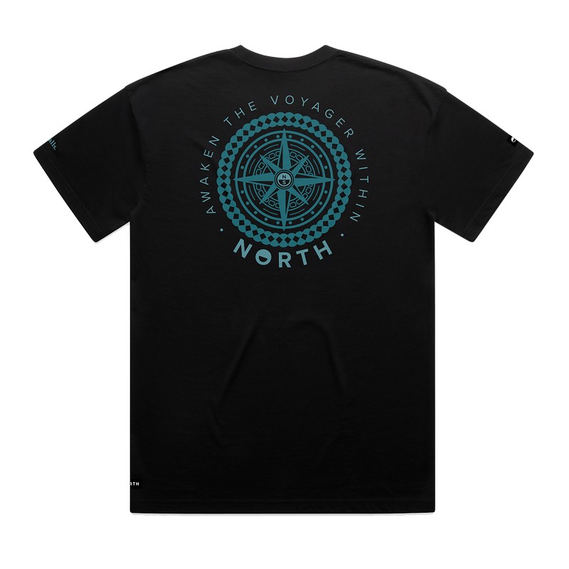 North Waypoint T-Shirt Black bei WindSucht