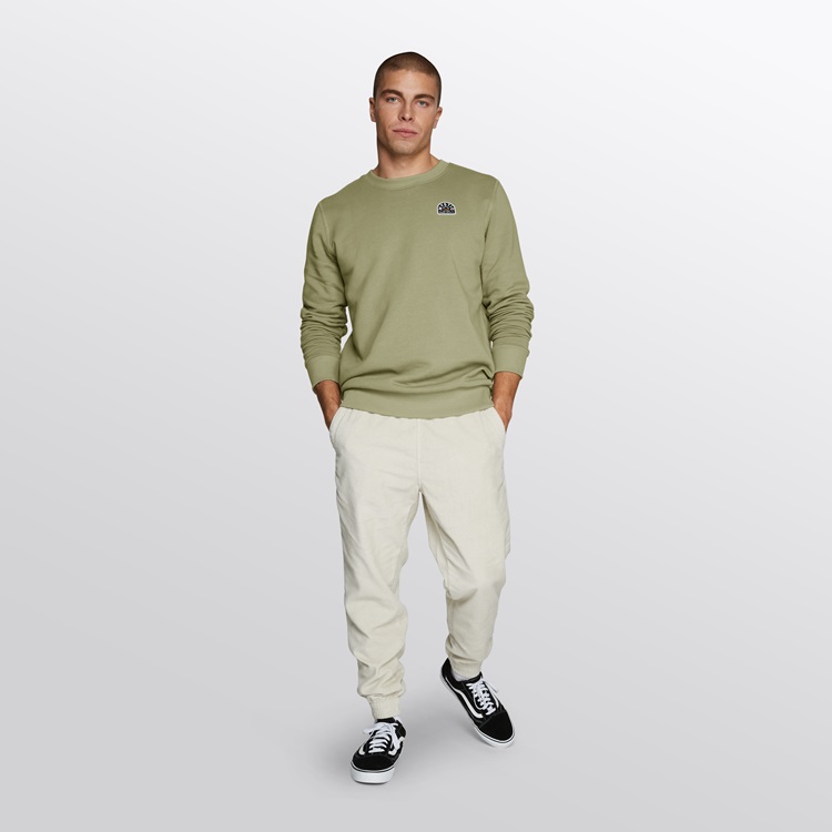 Mystic The Chief Sweat Olive Green bei Windsucht