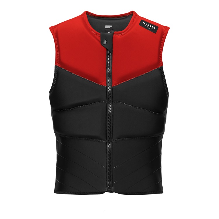 Mystic Block Impact Vest Fzip Red 2024 bei WindSucht