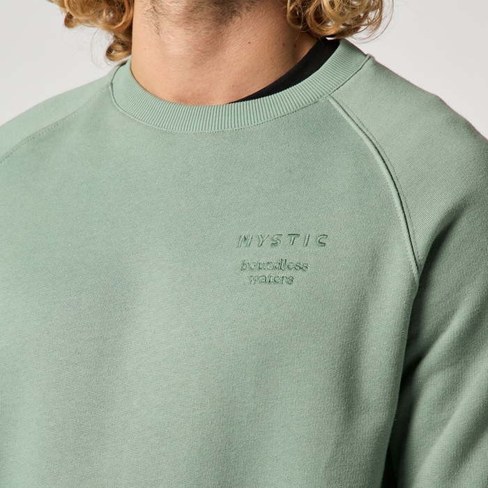 Mystic Token Crew Sweat Frozen Green Neuheit bei WindSucht