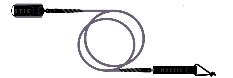 Mystic Boarding Surf Leash in Pastel Lilac wird gerne von Surfergirls gekauft