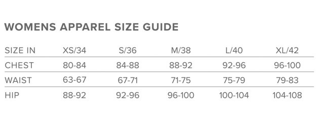 North Kiteboarding Größentabelle Frauen T-Shirts WindSucht