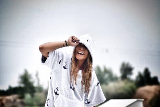 Atlantic Shore Anchor Poncho Surf Poncho