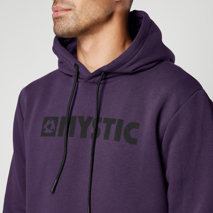 Mystic Brand Hood Sweat Deep Purple im Sonderangebot bei WindSucht