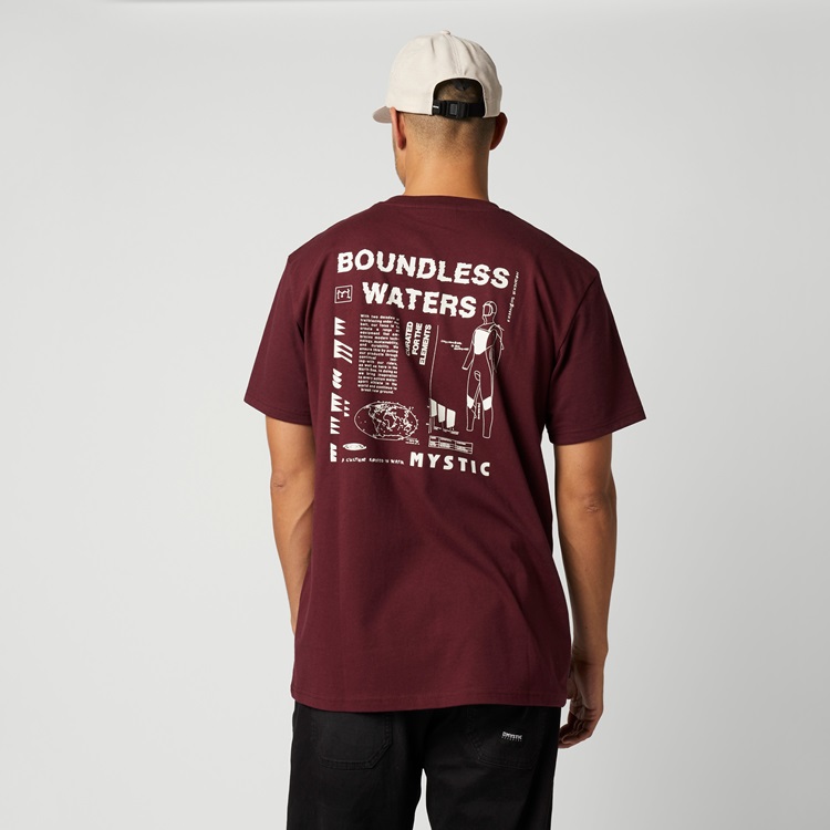 Mystic Tactic Tee Red Wine bei WindSucht