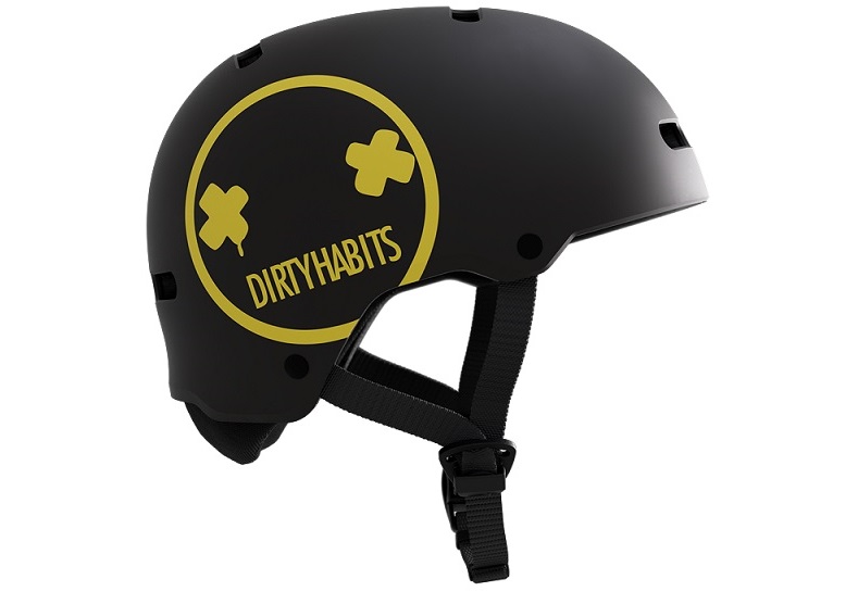 Mystic Vandal Pro Helmet Dirty Habits Black Yellow bei WindSucht