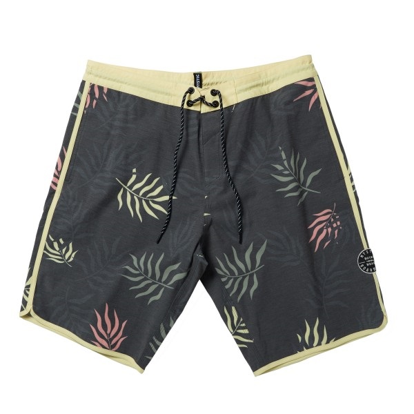 Mystic Leaf Movement Boardshort Black im AUSVERKAUF