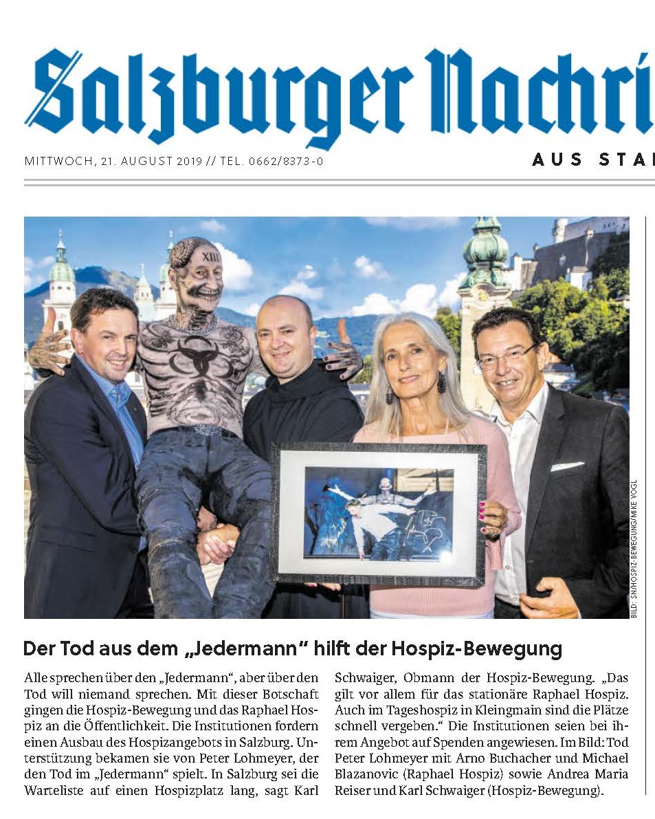 Ganz Salzburg spricht über den „Jedermann“, aber über den Tod will niemand reden.