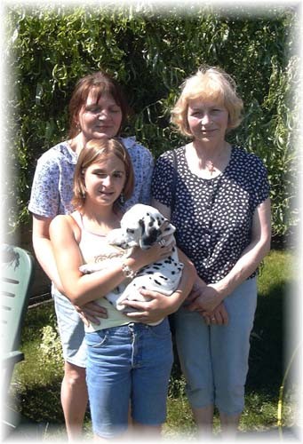Henry mit seiner Familie...