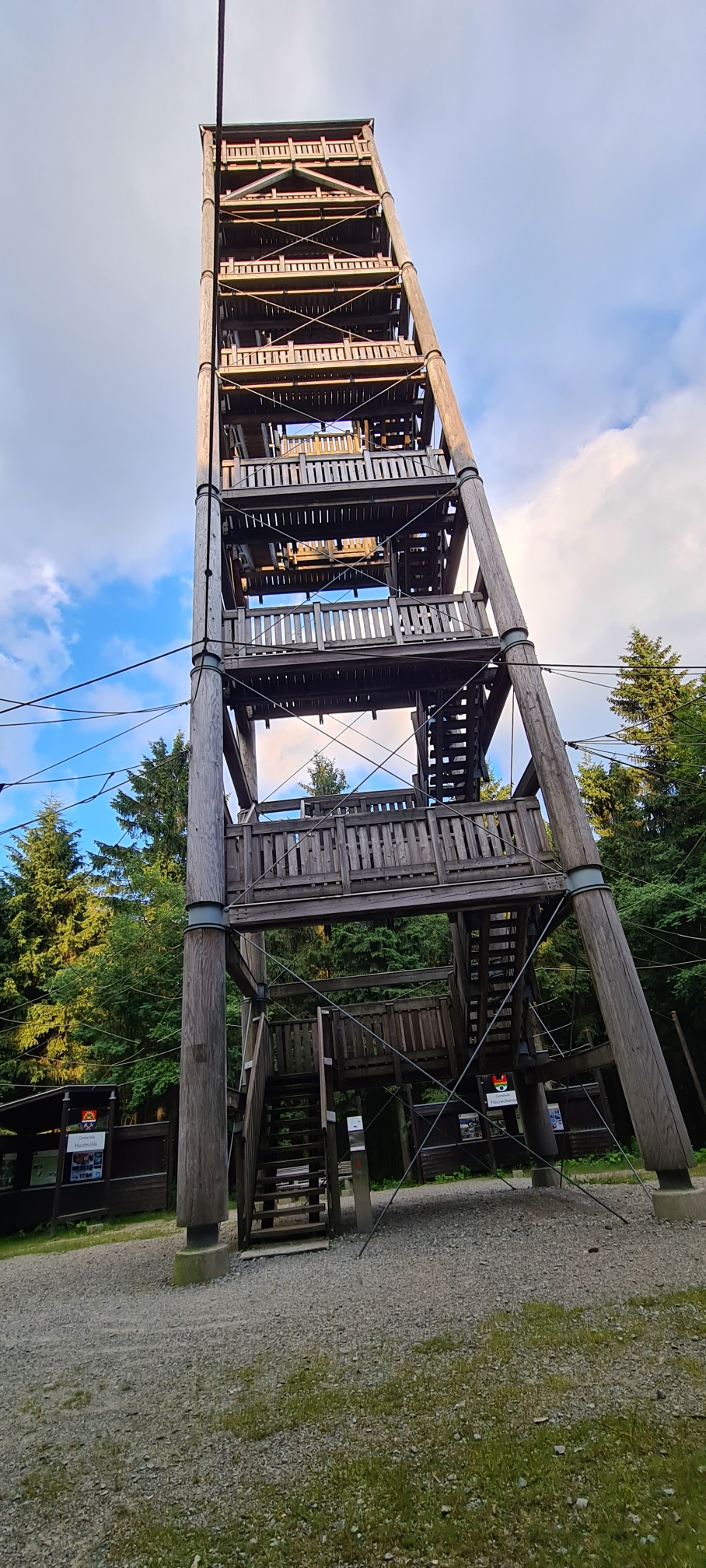 Der Haidel-Turm, mit gigantischer Aussicht