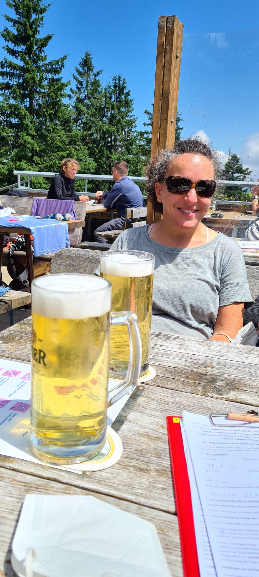 Die obligatorische Radlerpause