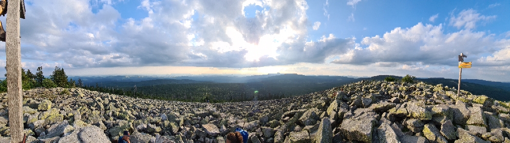 Panorama auf dem Lusen