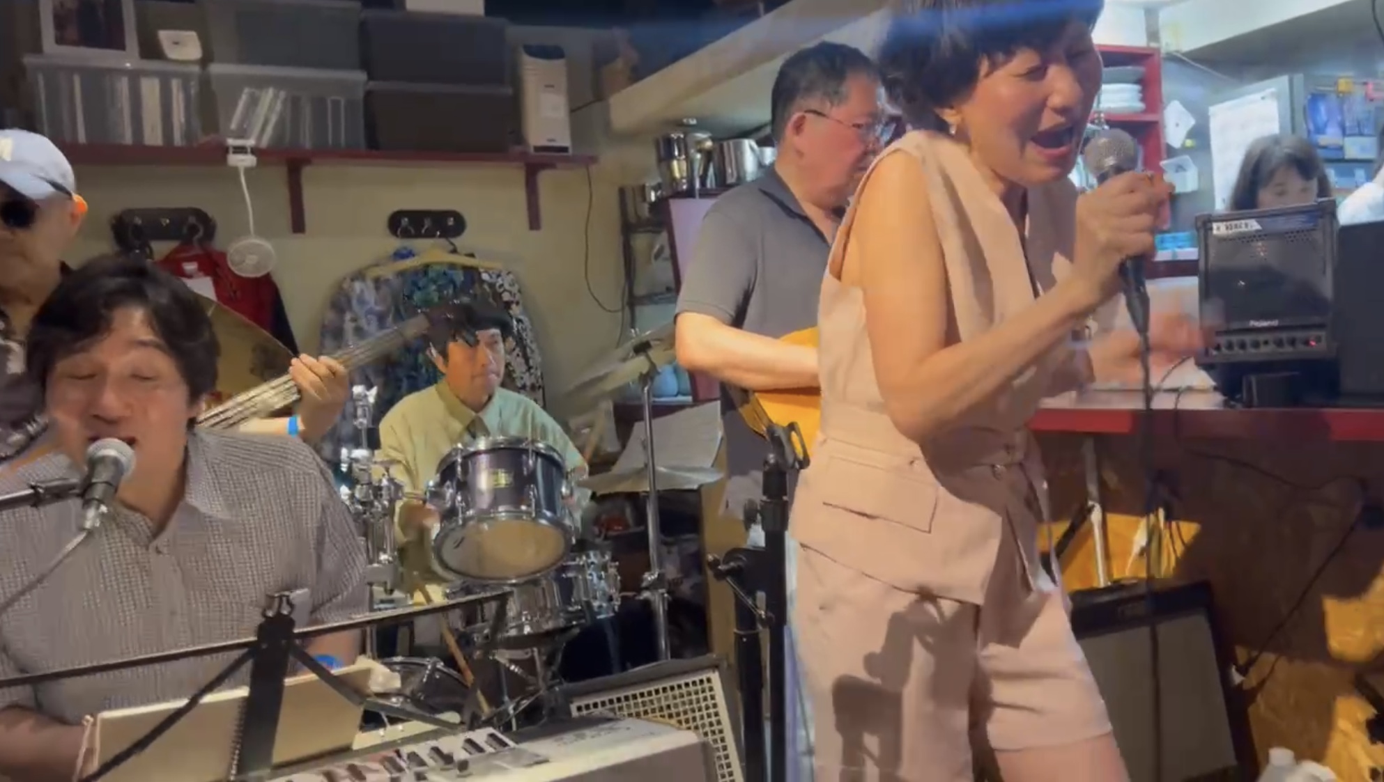 講師のバンドライブ