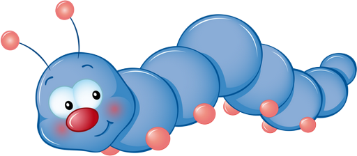 chenille - animal rampant - animaux - smiley émoticône émoji cartoon clipart illustration - artémotic