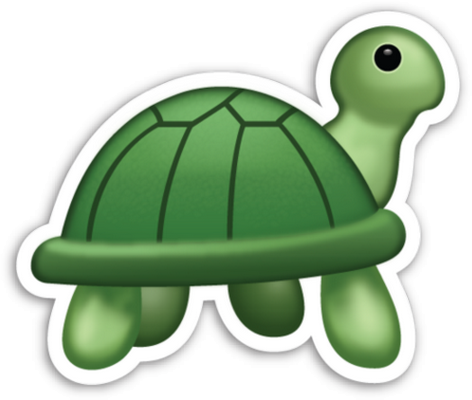 tortue terrestre - animal rampant - animaux - smiley émoticône émoji cartoon clipart illustration - artémotic