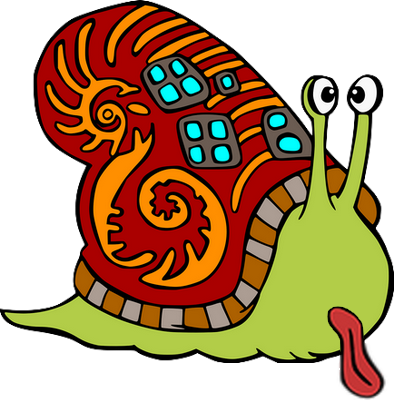escargot - animal rampant - animaux - smiley émoticône émoji cartoon clipart illustration - artémotic