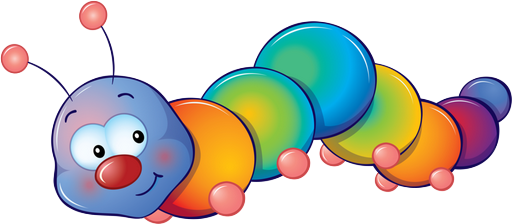 chenille - animal rampant - animaux - smiley émoticône émoji cartoon clipart illustration - artémotic