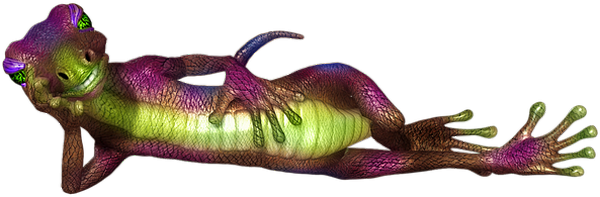 lézard- animal rampant - animaux - smiley émoticône émoji cartoon clipart illustration - artémotic