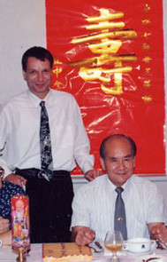 Meister Ke Qihua und Christian Unverzagt (Taiwan 1993) 